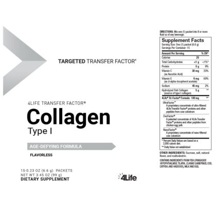4Life Transfer Factor® Colágeno Tipo I ventas